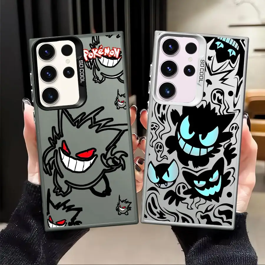 Funda para Samsung Galaxy S24 FE S23 S25 Note 20 Ultra S22 S23 S21 S20 Plus, funda trasera para teléfono Poke-monS Gen-garS Anime