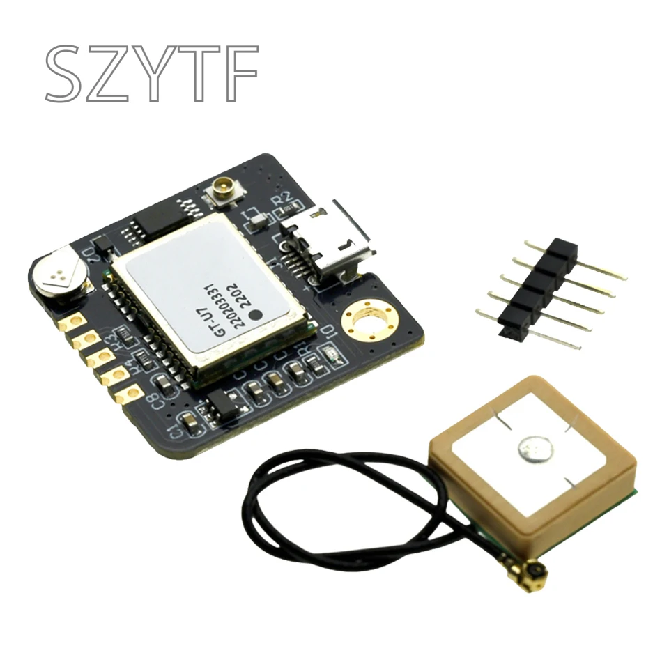 Módulo GPS GT-U7 para navegación Posicionamiento por satélite Compatible con microcontrolador NEO 6M 51 STM32 para Arduino