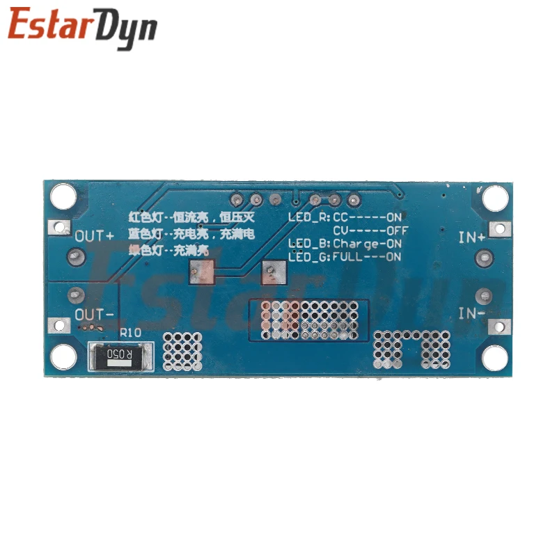 Placa de cargador de litio CC/CV 5A XL4015 ajustable 6-38V a 1,25-36V DC módulo reductor de fuente de alimentación - imagen 2