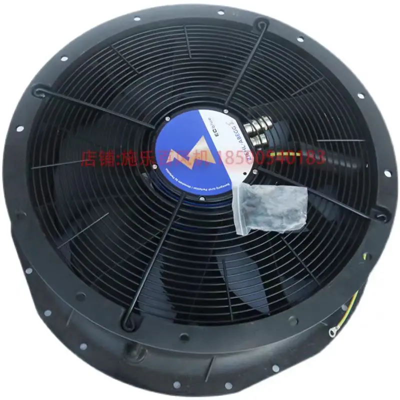 Ventilador axial ZN050-ZIL.DG.V7P2 Ventilador industrial para ventilación y disipación de calor en invernadero agrícola Xerox, Alemania - imagen 4