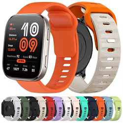 Correa deportiva de silicona de 20/22mm para Amazfit BIP 6 5 GTR 4 3 2E GTS 4 mini 3 2 BALANCE 2 banda suave para HUAWEI WATCH 5 4 46mm Correa