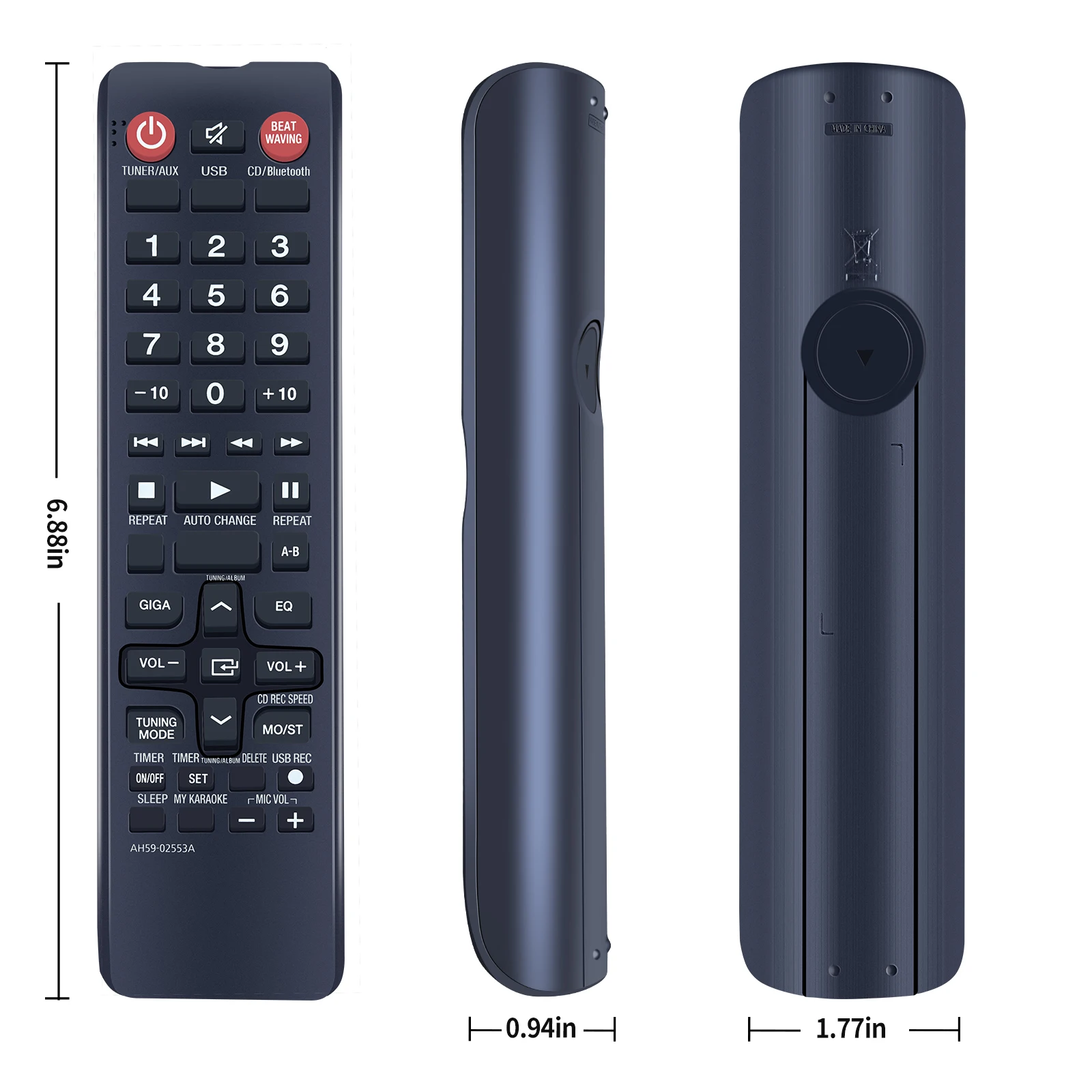 Mando a distancia para Samsung AH59-02553A, sistema de Audio y sonido Giga, para MX-F730B, FS8000, MX-FS8000/ZA, MX-FS9000, AA59-02554A, nuevo - imagen 5