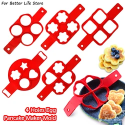 Molde de silicona para tortitas y huevos reutilizable