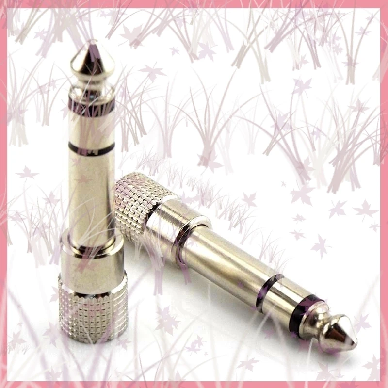 Conector macho de 6,35mm y 1/4 "a conector hembra de 3,5mm y 1/8", conectores estéreo, adaptador de Audio para altavoz y auriculares, micrófono para el hogar B6 - imagen 5