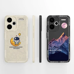 Funda Silicona Redmi Note 13 Pro Plus – Diseño Gato Cámara