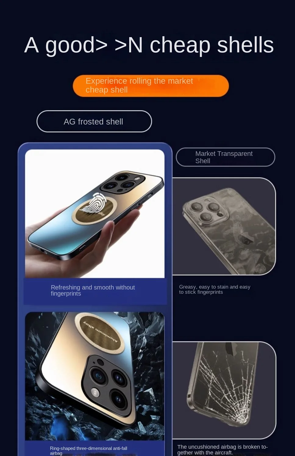 Para Xiaomi Mi 14T Pro funda dura AG mate funda protectora trasera magnética para Xiaomi Mi 14T 13T 12T 11 Pro 13 14Ultra Shell - imagen 2