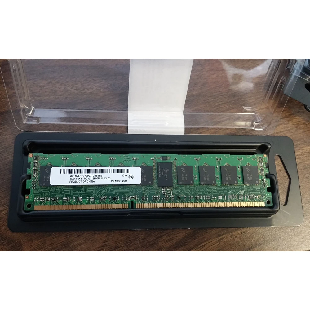 1 Uds 8GB 1RX4 PC3L-12800R memoria de servidor 8G DDR3L 1600 ECC REG MT18KSF1G72PZ-1G6E1HE envío rápido de alta calidad - imagen 3