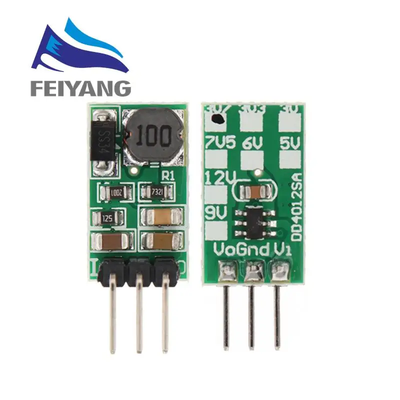 SAMIORE DD4012SA 1A DC 5-40V a 3V 3,3 V 3,7 V 5V 6V 7,5 V 9V 12V regulador DC-DC placa de módulo convertidor reductor - imagen 2