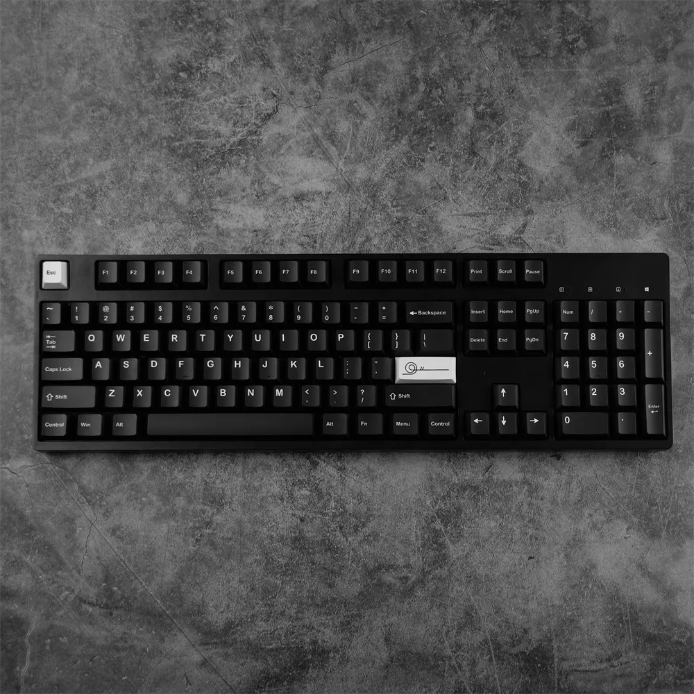 143 teclas/juego de teclas de caracol GMK, teclas de sublimación de tinte PBT, teclas WOB de perfil de cereza para teclado MX Switch 61 68 75 84 96 980