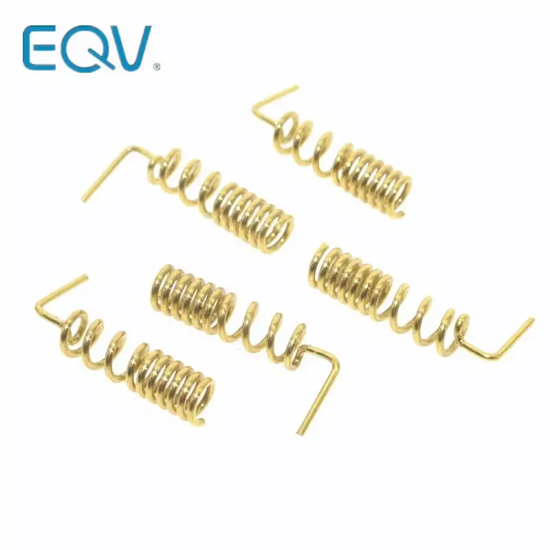 Resorte de antena GSM 900/1800MHZ, bobina espiral de cobre, soldadura de placa base de antena GSM, 0,8x5x24mm, 10 unids/lote