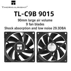 Ventilador CPU Thermalright TL-C9 92mm PWM Refrigeración Silenciosa