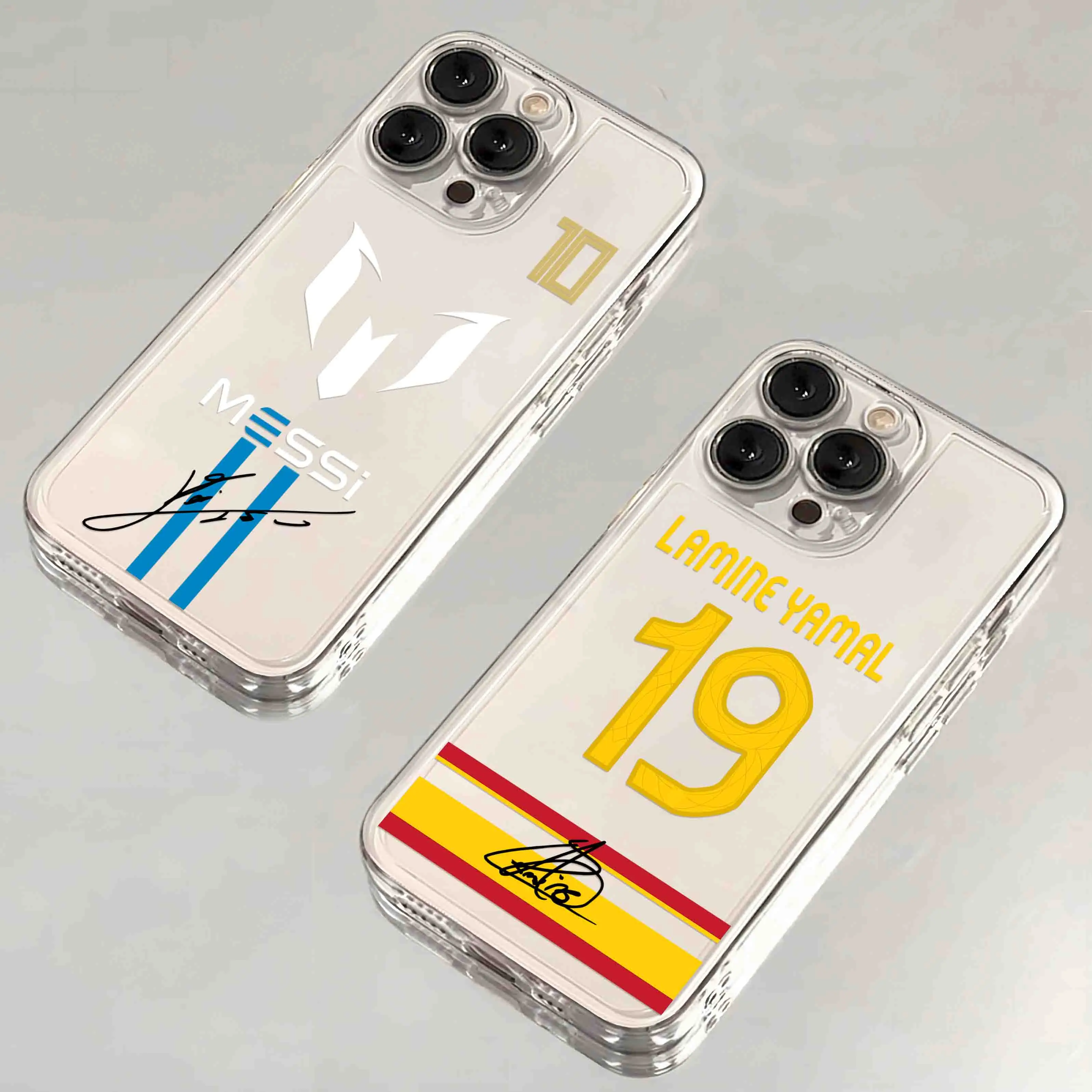 Funda de teléfono con número de bola de pie para Xiaomi Redmi Note 13 12 12C 11 10 10C 13C 10s 9 9s 9A 9T 9C 8 7 Pro Max 4G 5G M-messi-CR77
