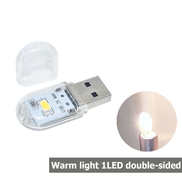 2 LEDS Warm white