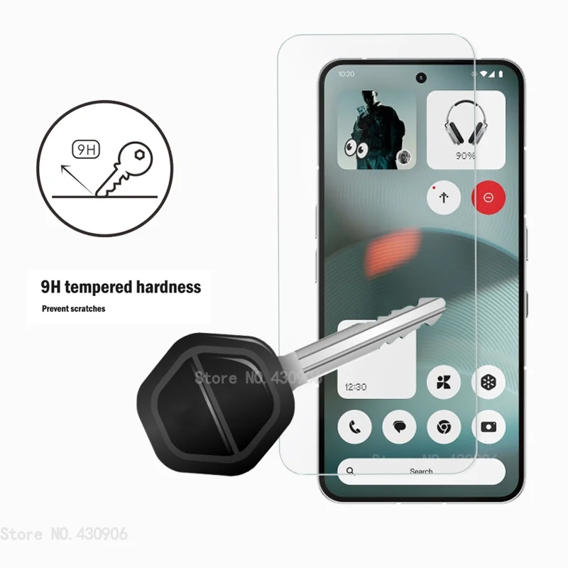 For Nothing Phone 3 Protector de pantalla Cobertura de pantalla Película de vidrio templado transparente de alta calidad 2.5D 9H - imagen 3