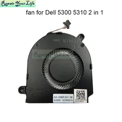 Ventiladores de refrigeración para CPU de ordenador, 2 en 1, DC 5V, para DELL Latitude 13, 5300, 5310, 0KC1WR, 023.100EP.0011, 0B, EG50040S1-CF50-S9A