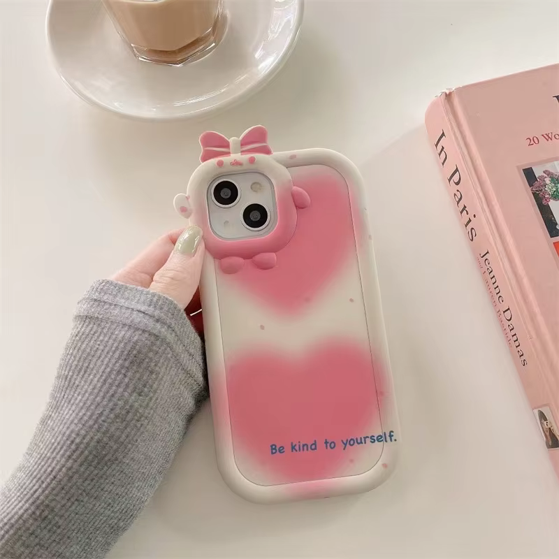 Funda de teléfono Ins rosa para iPhone 14promax Apple 13/1211 - imagen 4