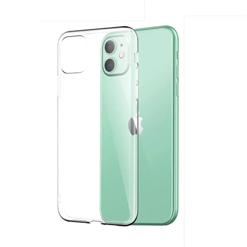 Funda transparente de silicona para iPhone, carcasa suave para Apple 11 Pro Max, 11, 12, 13 mini, 14, 15 Pro, XS Max, X, XR, 7, 8 Plus, SE, 2020
