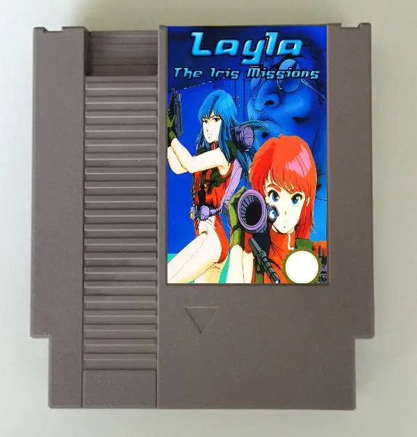 Cartucho de juego LayLa The Iris Mission para consola NES/FC
