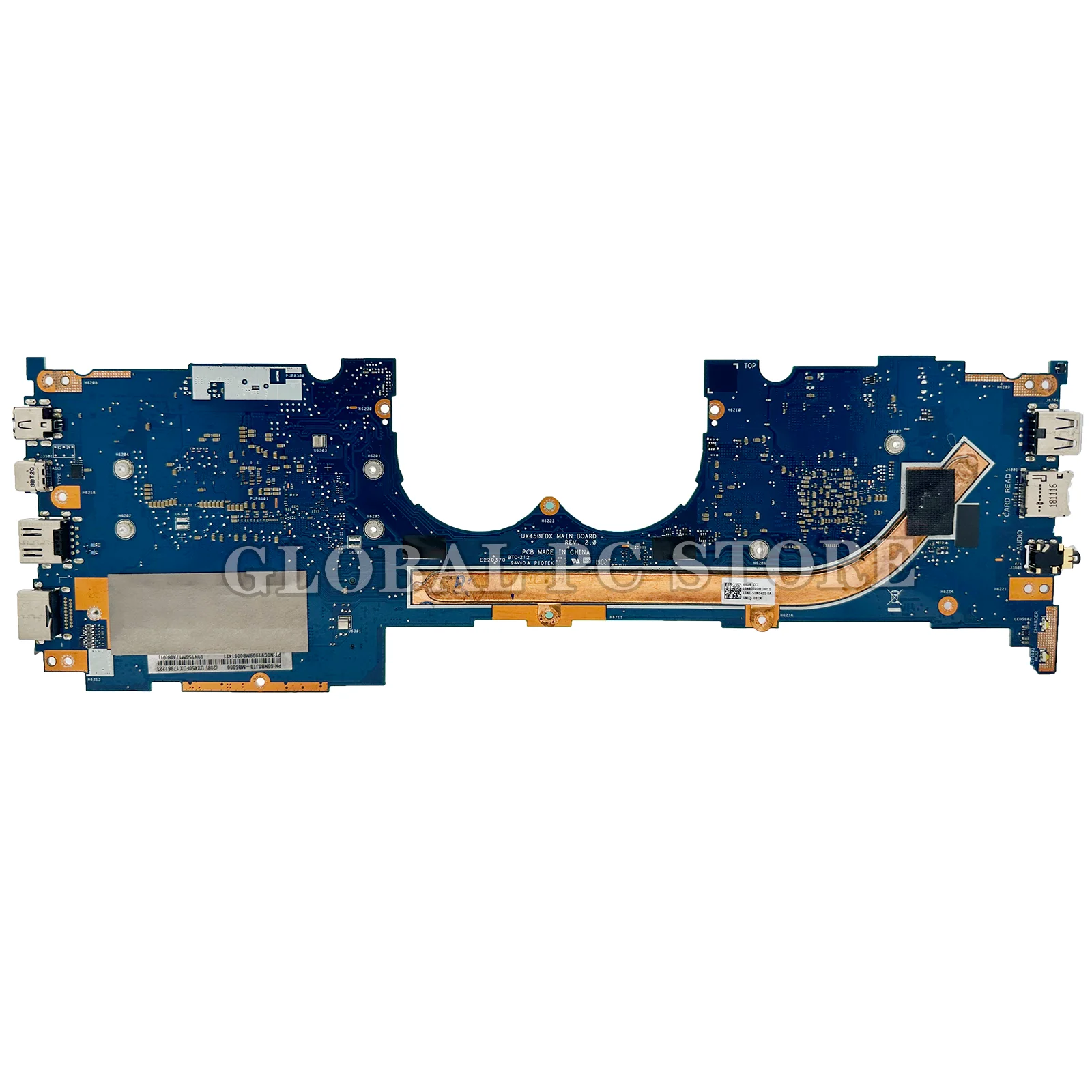Placa base para ASUS Zenbook Pro 14 UX480F UX450FD UX450FDX UX450FDA UX450F placa base para ordenador portátil i5 i7 8th Gen GTX1050 8G/16G-RAM - imagen 3