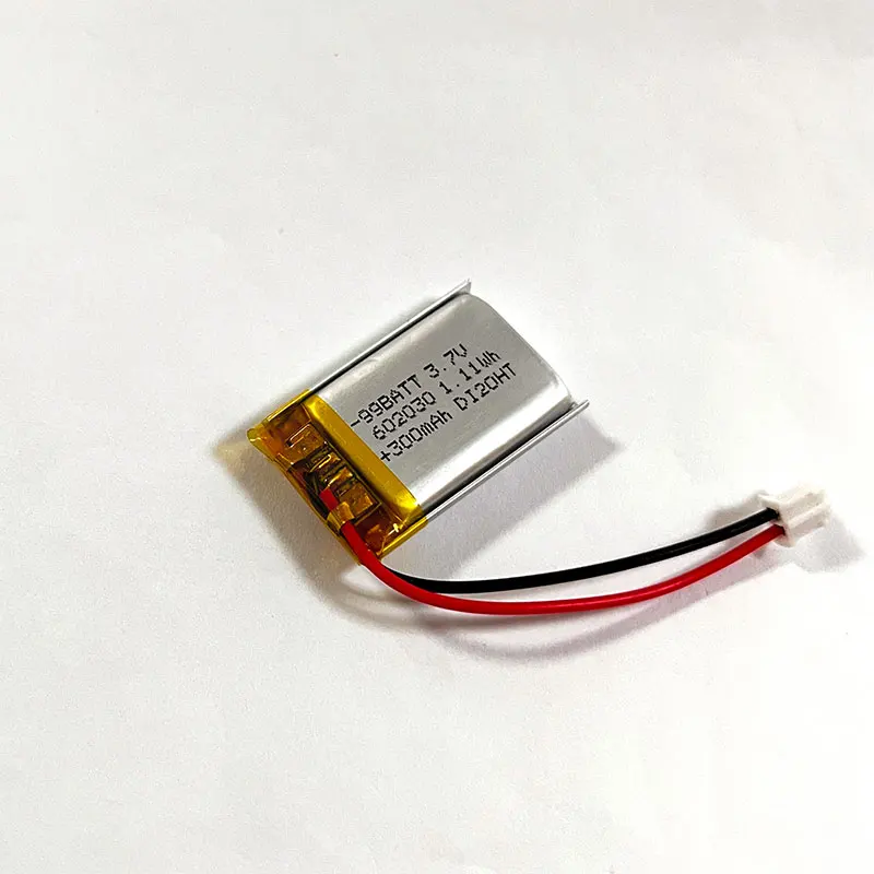 1-10 baterías de 300 mAh y 3,7 V. 602030   Baterías de polímero de litio para estuche de carga de oreja Bluetooth pulsera inteligente cerradura de puerta luz Led - imagen 4