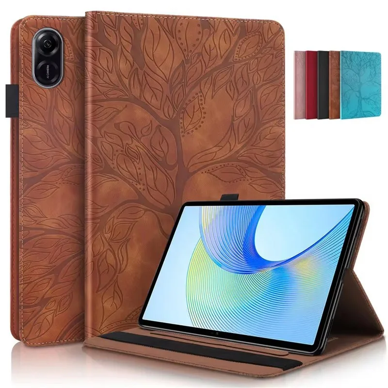 Funda para Honor Pad X9 Tablet 11 5 pulgadas relieve árbol Funda de cuero con tapa para Funda Honor Pad X9 X 9 Funda para Honor Pad X9 11,5"
