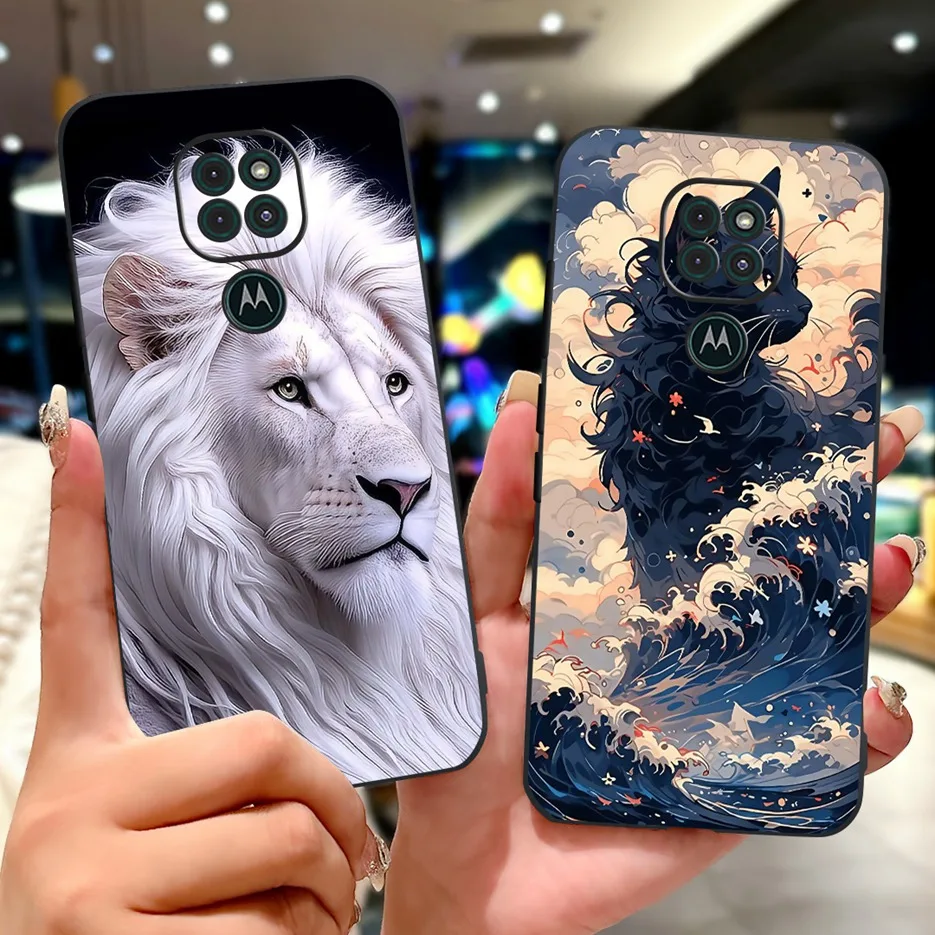 Para Motorola Moto G9 Play funda colorida flores pintadas funda suave TPU Fundas de teléfono para Motorola Moto G9 Plus MotoG9 Power Fundas - imagen 2