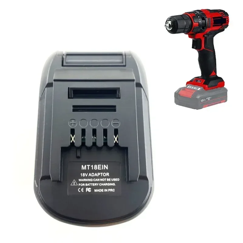 Adaptador para batería Makita de 18V a batería de iones de litio Ein de 18V, convertidor adaptador MT18EIN para uso de herramientas eléctricas inalámbricas Ein - imagen 2