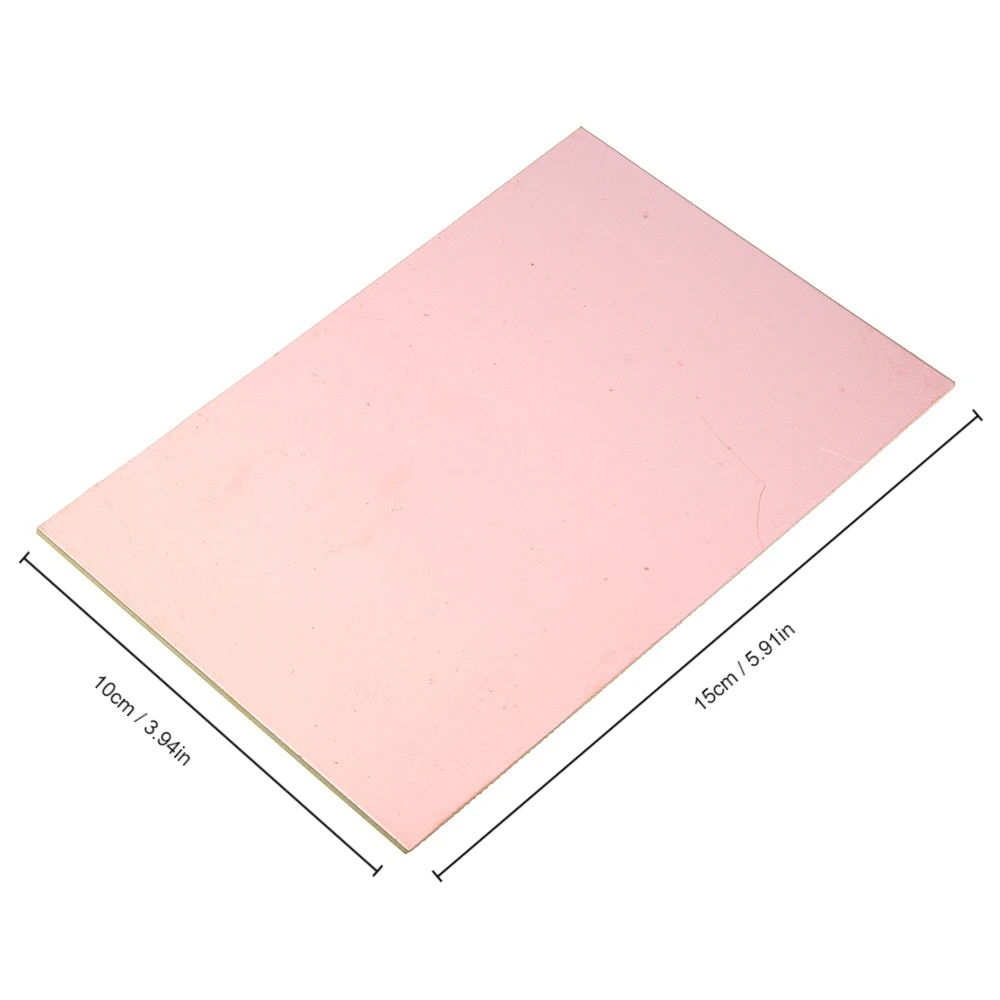 5 uds/10 Uds 10x15 FR4 tablero de fibra de vidrio 10*15cm PCB placa prototipo de un solo lado Diy placa de circuito impreso laminado Kit electrónico - imagen 3