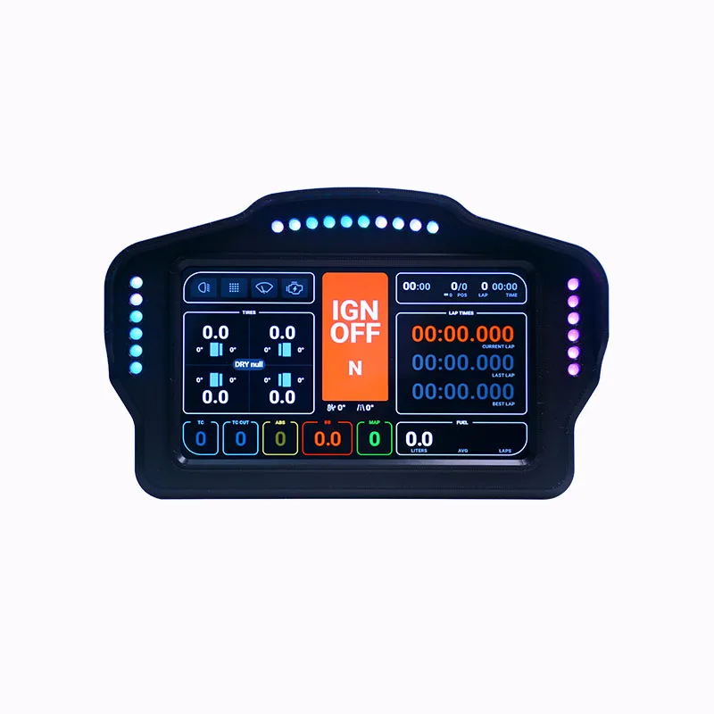 Simdt Simracing-cabina de coche de carreras simulada con pantalla de tablero de 7 pulgadas, accesorios para MOZA Simagic FANATEC Logitech G29