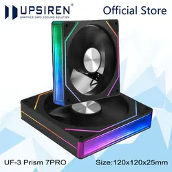 UPSIREN UF-3 Prism 7PRO Ventilador ARGB Lente Doble Cara