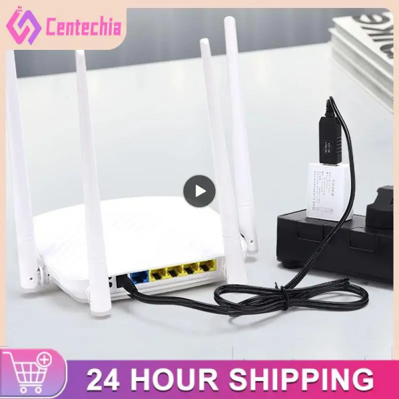 Cable de alimentación USB a CC, convertidor de refuerzo de 5V a 12V, 8 adaptadores, Cable de carga USB a CC para enrutador Wifi, Mini ventilador y altavoz