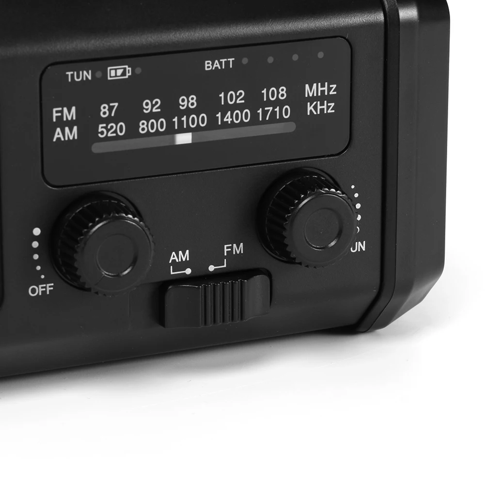 Radio meteorológica AM FM con energía Solar, alarma SOS, carga tipo C, Radio meteorológica de emergencia con linterna LED, lámpara de lectura para exteriores