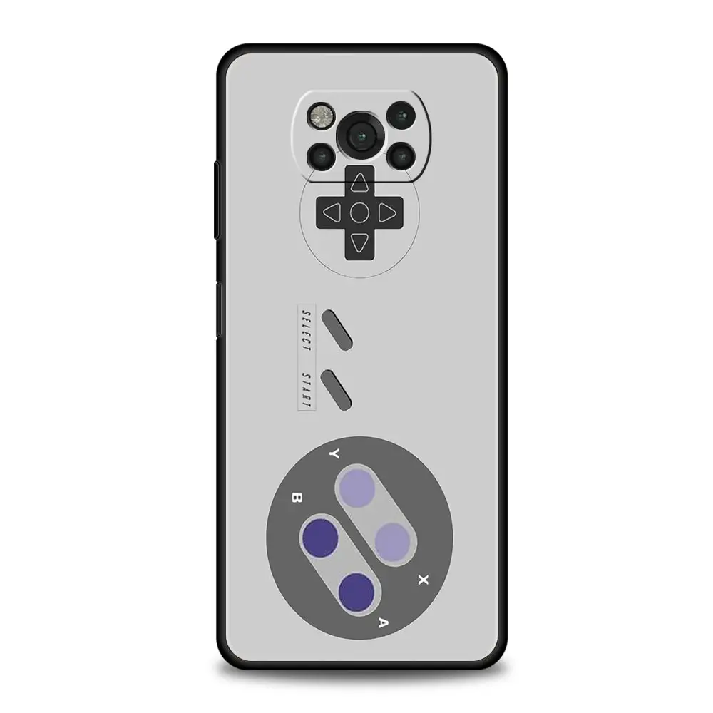Funda de teléfono Vintage GamePad para videojuegos, funda para Xiaomi Poco X5 Pro X4 X3 NFC F5 Pro F4 F3 GT M5 M4 Pro 5G M3 C51 C50 C55 - imagen 5