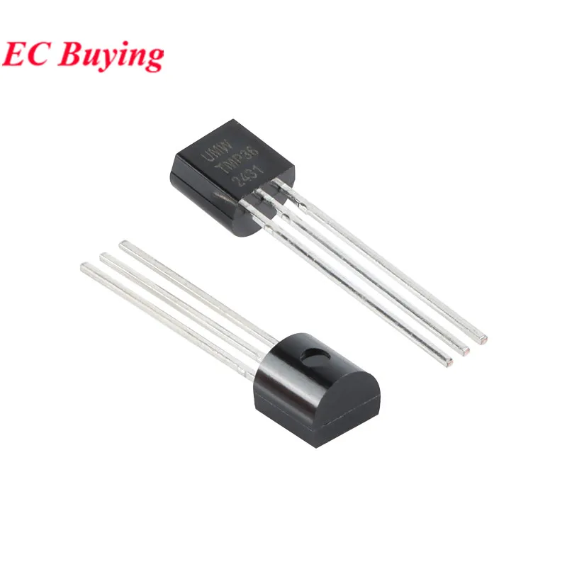 10 uds/1 unidad TMP36GT9Z TMP36 TMP36GZ TO-92 Sensor de temperatura Digital - imagen 3