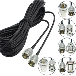 Cable Coaxial RG174 PL259 para Antena RF – Conector UHF Radiofrecuencia