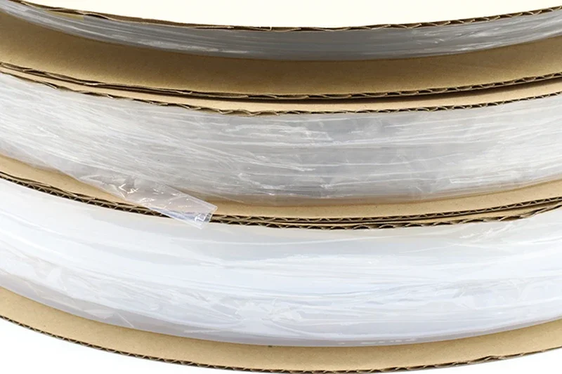 Tubo termorretráctil de PTFE de 1m, relación de contracción 1,7:1, diámetro de 0,5mm ~ 15mm, 260Deg.C, tubo de alta temperatura 600V, translúcido RoHS - imagen 5