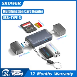 Lector tarjetas USB-C SD Micro CF Alta velocidad OTG móvil tablet