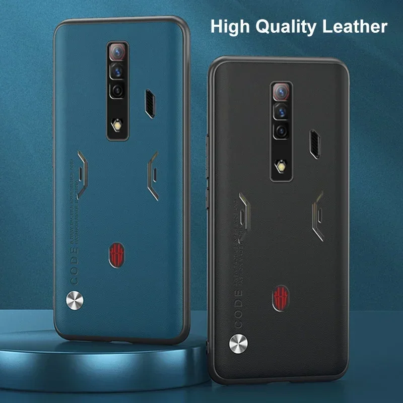 Funda de cuero PU de lujo para Nubia Red Magic 7 7S Pro, funda protectora de silicona mate para teléfono RedMagic 7 S 7S Pro Coque - imagen 2