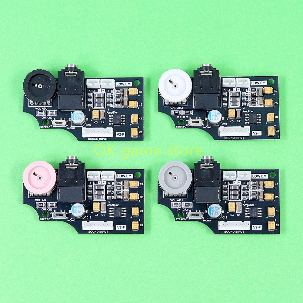 Para SEGA GG, placa de Audio de volumen de doble canal de alta calidad para SEGA Game Gear usando condensadores de Audio ELNA, salida de doble volumen - imagen 3