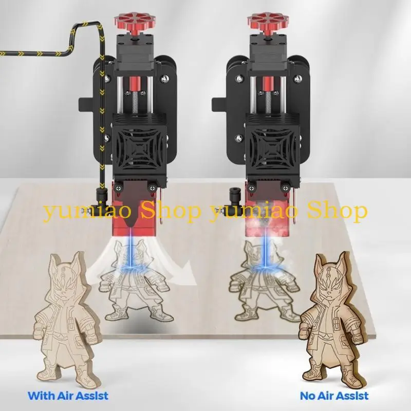 Potente compresor aire con bomba asistencia aire 587B para grabador láser 55 10 TS2, velocidad ajustable y bajo - imagen 3