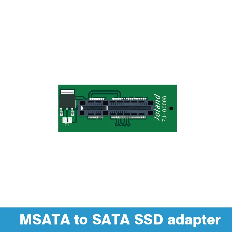 Adaptador de interfaz de transformación SSD de disco duro MSATA a SATA, conveniencia de prueba enchufable de estado sólido de 7 + 15 pines - imagen 4