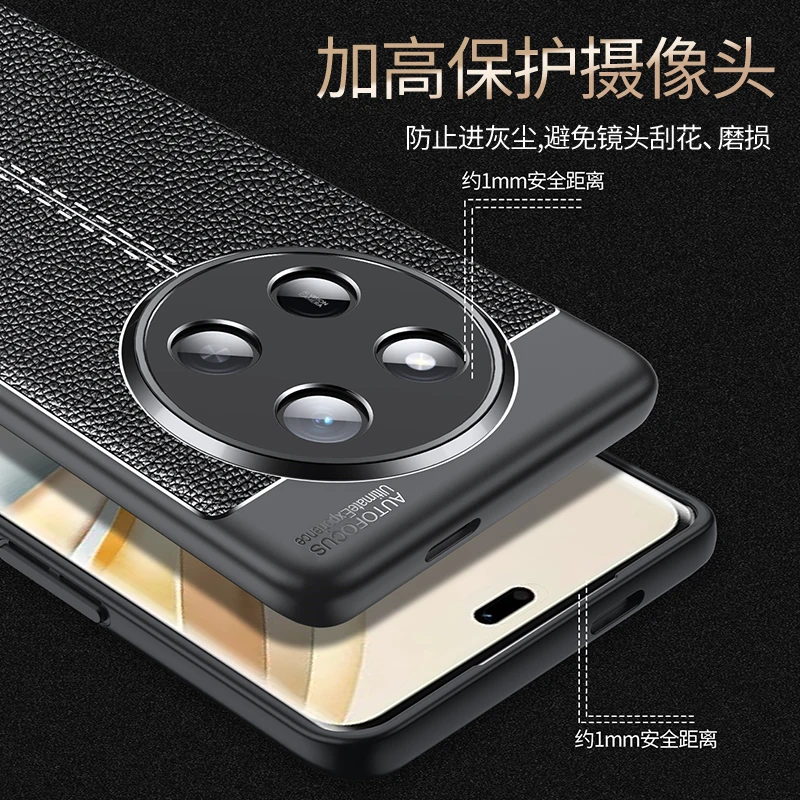 Para Honor X9C funda Huawei Honor X9C Capas nuevo teléfono parachoques a prueba de golpes nueva parte trasera suave de cuero TPU para Fundas Honor X9C cubierta - imagen 4