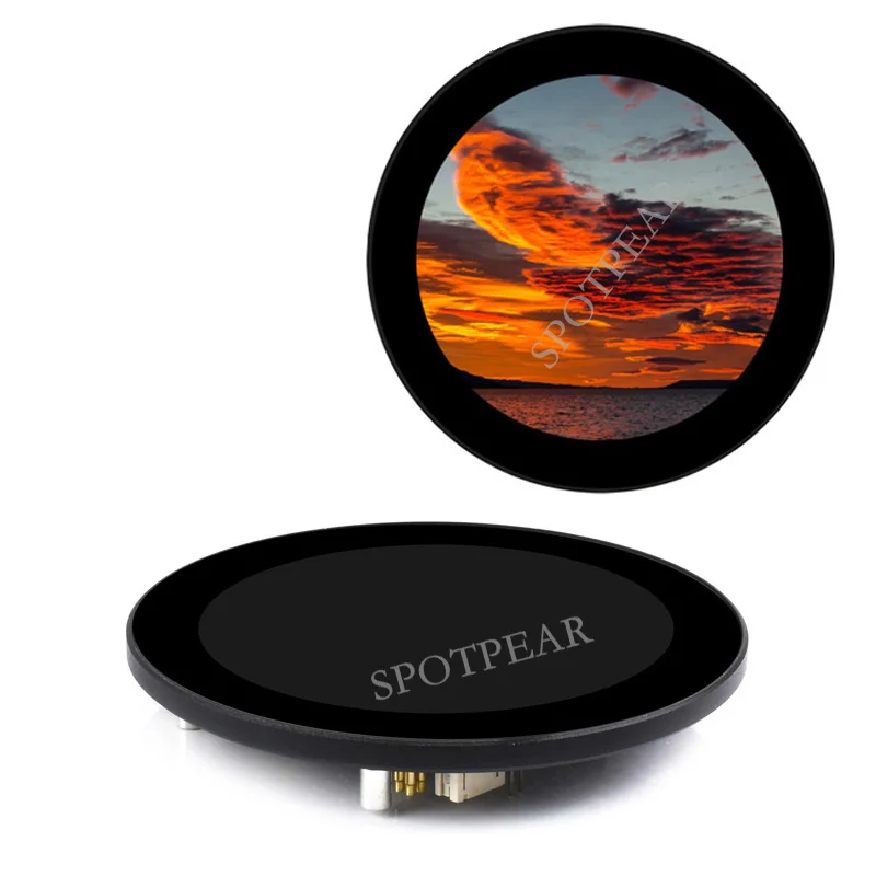 Raspberry Pi 3,4 pulgadas MIPI DSI pantalla LCD redonda IPS pantalla táctil capacitiva 800 × 800 para Pi 4B/3B+ - imagen 4