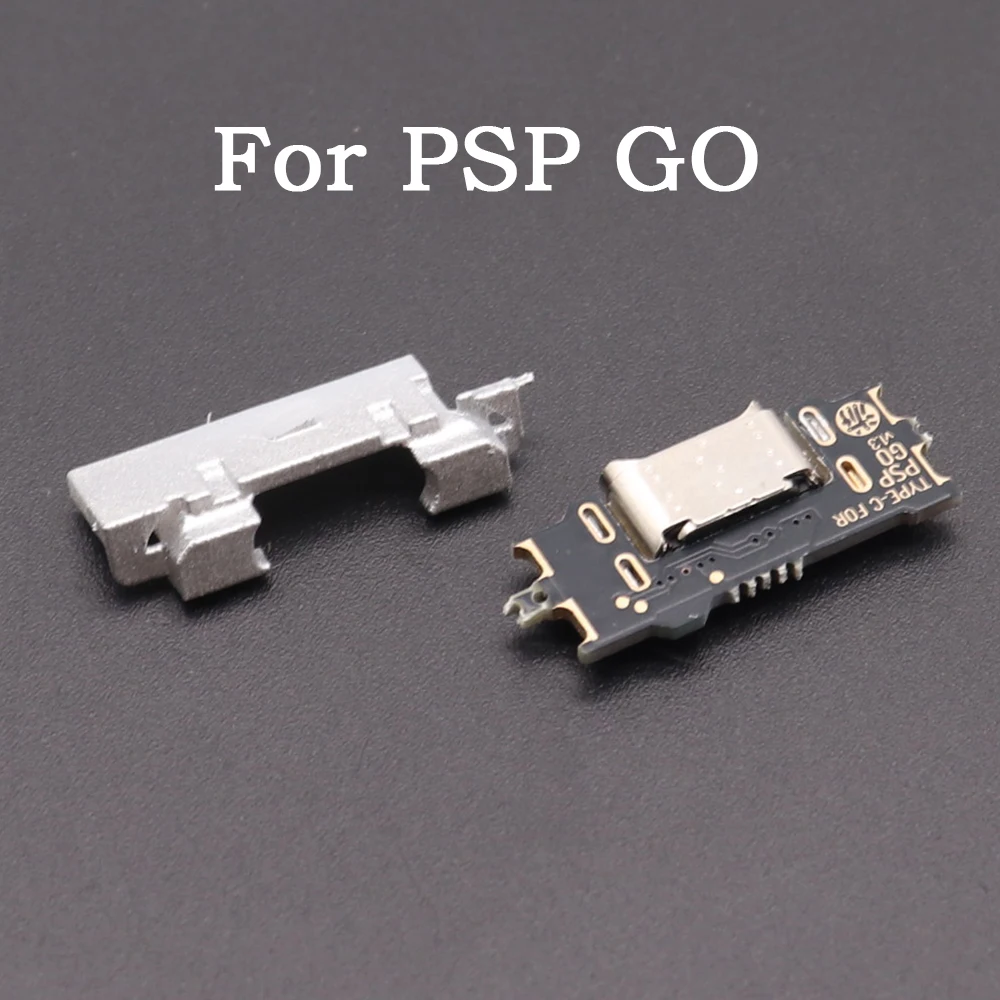 2 juegos de puerto USB USB-C USB tipo C puerto de carga conector de interfaz para Sony PSP GO consola pieza de repuesto