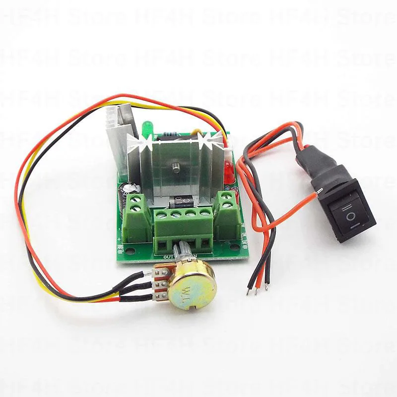 Controlador de velocidad del motor de 12V CC 6A 6V-30V 12V 24V CCM6N PWM controladores de interruptor de inversión positiva - imagen 3