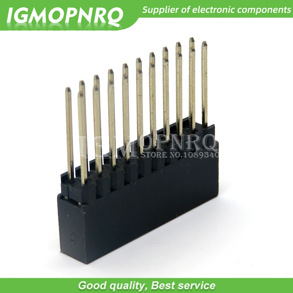 1 unids/lote nuevo 2,54mm 2x10P/16P/20P/25P/32P/40 Pin conector de cabezal de apilamiento hembra doble fila 2x20P PC104 para Raspberry Pi 2 - imagen 5