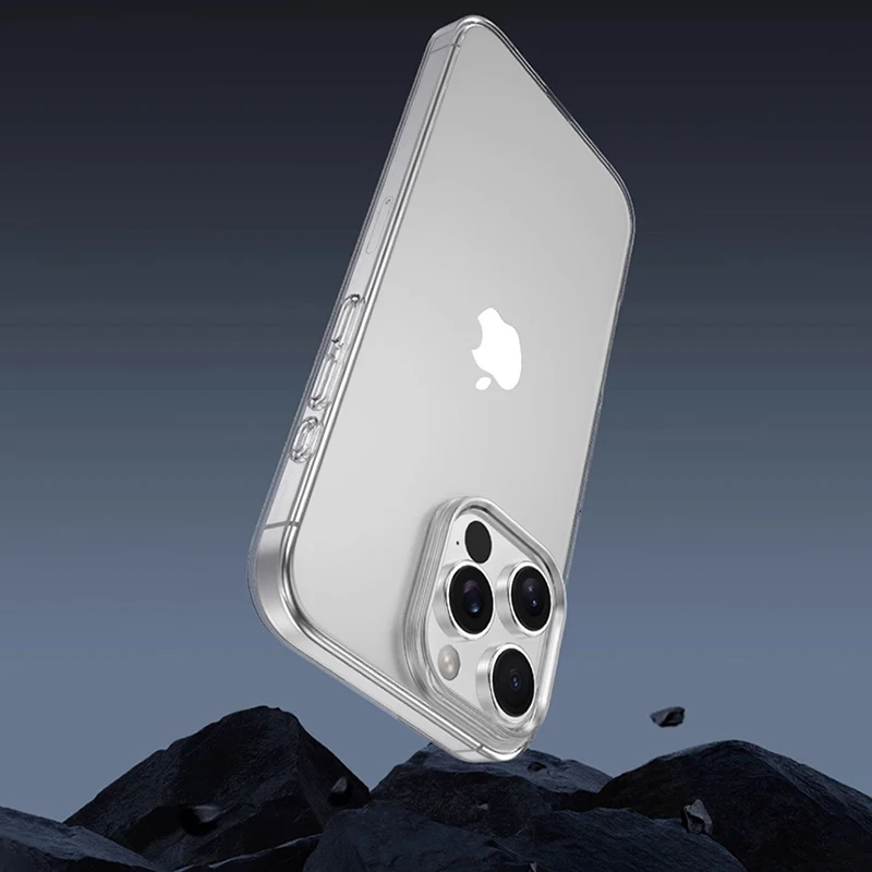 Kianghue-funda blanda de silicona Original para iPhone 17 Air 16E 16 15 14 13 12 11 Pro Max Plus Mini, carcasa ultrafina transparente a prueba de golpes - imagen 4