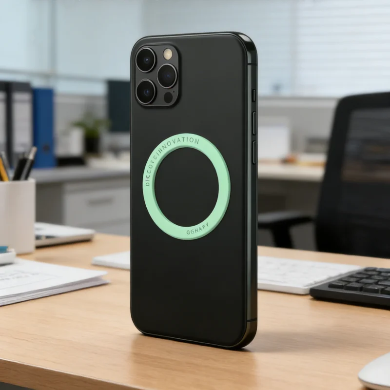 Anillo de placa magnética para cargador inalámbrico, pegatina de hoja de hierro, soporte magnético para teléfono de coche para Apple iPhone, 3/5 Uds. - imagen 4