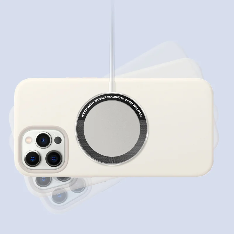 1 ud./3 unidades para cargador inalámbrico magnético Magsafe para iphone 14 Pro Max 13 Mini pegatina de Metal Universal imán soporte para coche anillo de placa - imagen 3