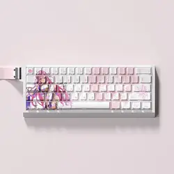 KES Elysia Teclas PBT Cherry Translúcidas Sublimación para Wooting